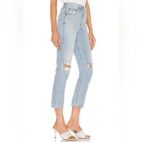 Agolde Riley Crop - Picture 2 of 7